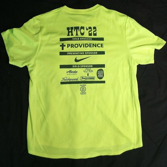 Nike Hood To Coast 2022 Relay Race Neon T-Shirt - Picture 4 of 5